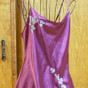 Mauve Victoria Secret nightgown